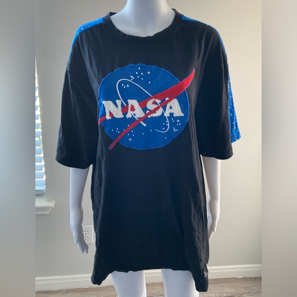 NASA Southpole Galactic Explorer Oversized T-Shirt Sz XXL